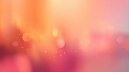 Dreamy sunset blurred background with peach coral and soft yellow tones. Cinematic warm gradient for aesthetic designs. occasion invitation card or backdrop 