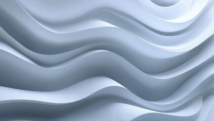 Obraz premium Light blue wavy abstract design