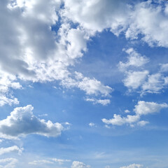 Fototapeta premium white clouds in the clear sky is beautiful 