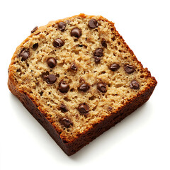 Slice of Chocolate Chip Banana Bread