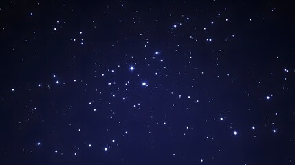 Obraz premium Starry night sky, densely populated with celestial bodies.