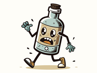bottle mascot