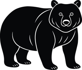 Naklejka premium bear vector illustration