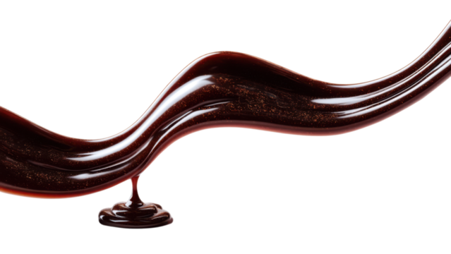 Dark Syrupy Liquid Dripping in Smooth Controlled Flow