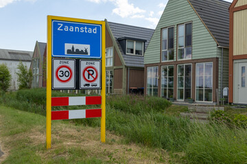 Entrance Zaanstad Netherlands Marked City