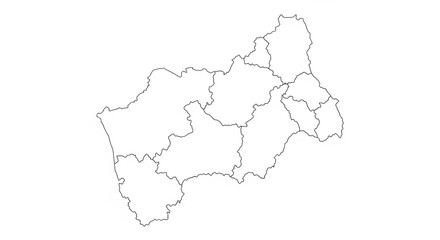 "A minimalist vector map highlighting random nations like Finland, Peru, Vietnam, Nigeria, and New Zealand with clean borders and capital city dots."

