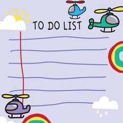 Helicopter vector To-Do List.eps