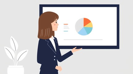 Online Business Presentation – Flat Style