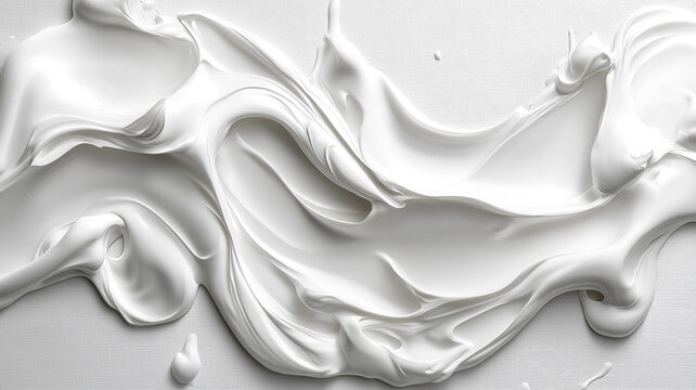 Beauty cream texture. White lotion, moisturizer, skin care cosmetic product smear background