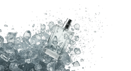 Cool Refreshing Perfume Fragrance PNG for Summer Vibes