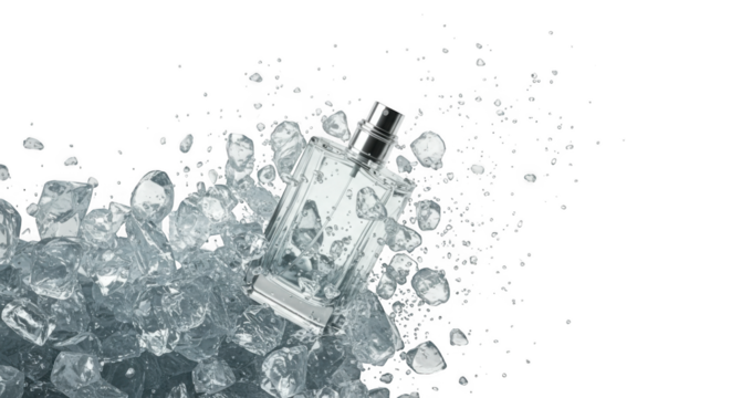 Cool Refreshing Perfume Fragrance PNG for Summer Vibes