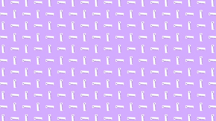 Back to School - Ruler in Criss Cross Grid Pattern - Hand-drawn Doodle Style Illustration Wallpaper Background Banner Cover - Video also Available