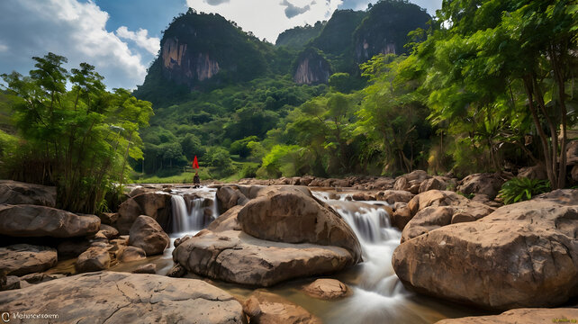 Tourist attractions for adventurers in Suan Phueng District, Ratchaburi Province