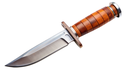 hunting knife isolated on white