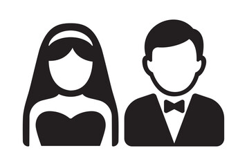 wedding couple icon 