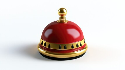 Red and gold bell