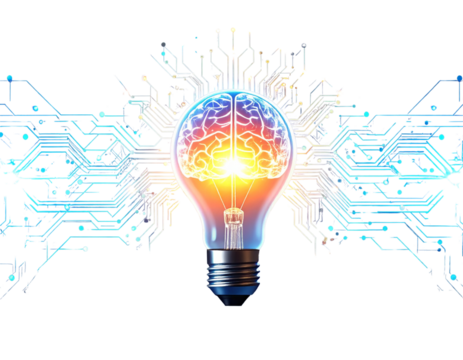 Creative Spark 2026  Lightbulb Breaking Through Tech Wall