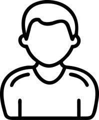 Fototapeta premium User profile icon, person icons for user profile or login buttons User icon in flat style, Person icon, User icon for web site, User icon vector illustration