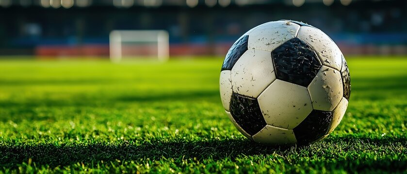 Youthful Soccer Scene on Green Field, for Campus Sports Posters, Youth Sports Promotion, Soccer Culture Design