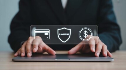 Secure digital payment processing and data protection navigating online finance with advanced security protocols and