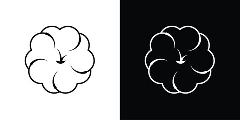 Hawaiian flower icon design. Thin graphic elements vector illustration