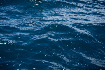 Vibrant Blue Ocean Water Texture

