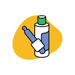 Primer Icon vector stock illustration