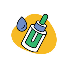 Face Serum Icon vector stock illustration