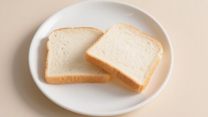 bread on a plate