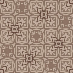 Abstract seamless geometric pattern texture featuring repeat tile design with lines, stars, and triangles for modern illustration wallpaper or textile decoration