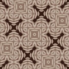 Seamless abstract geometric pattern with stars, a versatile illustration for wallpaper, textile, and decor
