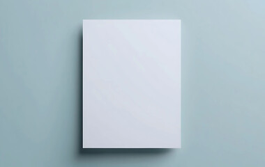 Blank a3 or a4 paper with shadow Overlays. Blank flyer poster mockup. Photo mockup with clipping path.