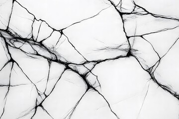 Abstract Black and White Cracked Surface Texture