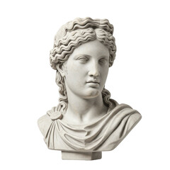 Obraz premium Marble bust of Apollo a classic ancient greek statue of the god of music and arts beauty
