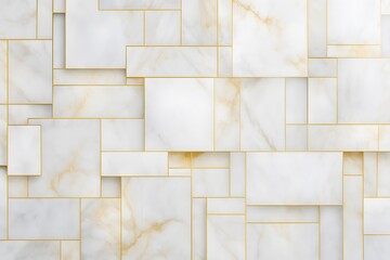 Elegant White and Gold Marble Texture Background