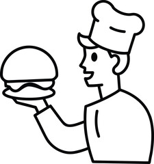 french food vector illustration