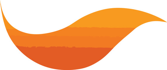 Illustration of fire flame burning hot vector graphic, vector illustration	
