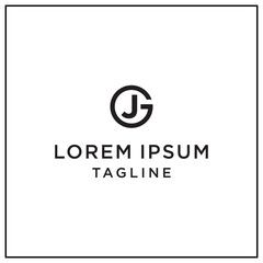 gj or jg circle logo 