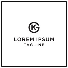 gk or kg circle logo 