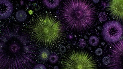 Colorful Fireworks Display Celebrates Special Event