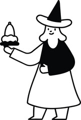 french food vector illustration