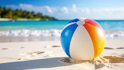 Obraz premium Beach ball, Generated image