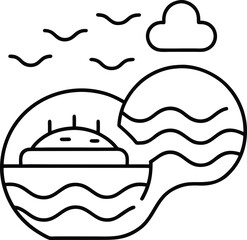 french food vector illustration