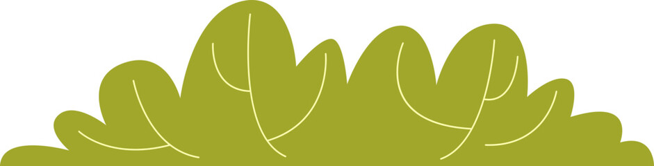 Bush Flat Illustration