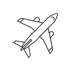 Airplane line art design, airplane line art drawing, jet line art