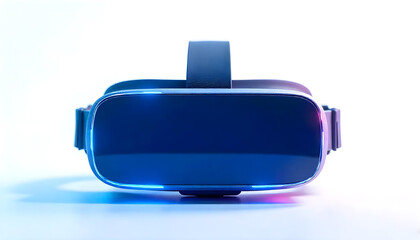 Fototapeta premium modern virtual reality headset tech isolated on white background