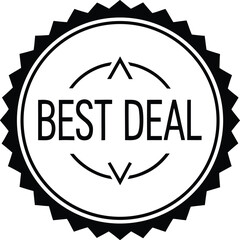 flat best deal badge