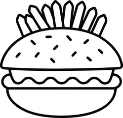 burger with a burger