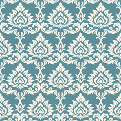 Seamless damask patterns for ornament, wallpaper, packaging, vector background
