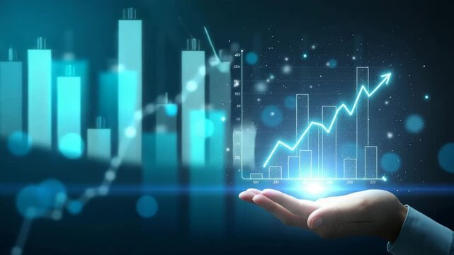 Insightful Recession Indicators: Visuals of Declining GDP, Rising Unemployment, Falling Consumer Confidence, and Adverse Market Sentiment for Economic Management - Stock Photo Concept